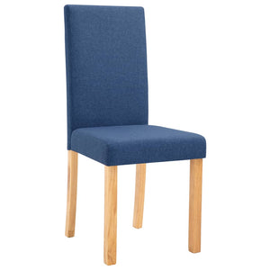 vidaXL Dining Chairs Side Chair with Solid Wood Legs for Home Kitchen Fabric-40