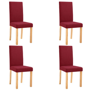 vidaXL Dining Chairs Side Chair with Solid Wood Legs for Home Kitchen Fabric-78