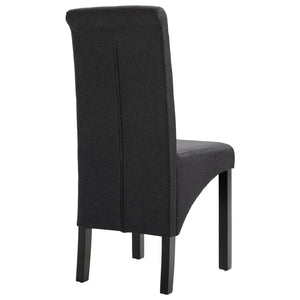 vidaXL Dining Chairs Side Chair with Solid Wood Legs for Home Kitchen Fabric-64
