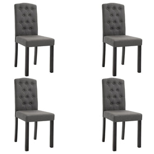 vidaXL Dining Chairs Accent Side Chair with Solid Wood Legs for Kitchen Fabric-65