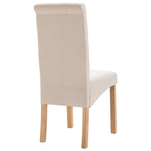 vidaXL Dining Chairs Accent Upholstered Side Chair with Wood Frame Fabric-67