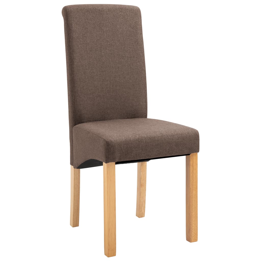 vidaXL Dining Chairs Accent Upholstered Side Chair with Wood Frame Fabric-99