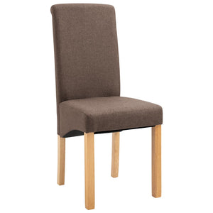 vidaXL Dining Chairs Accent Upholstered Side Chair with Wood Frame Fabric-18