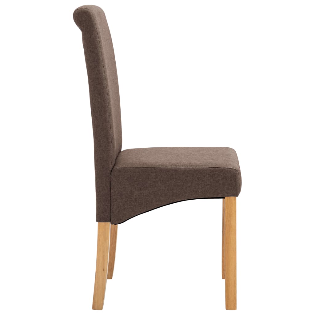 vidaXL Dining Chairs Accent Upholstered Side Chair with Wood Frame Fabric-38