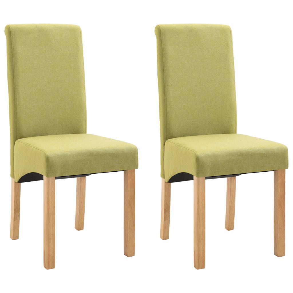 vidaXL Dining Chairs Accent Upholstered Side Chair with Wood Frame Fabric-6