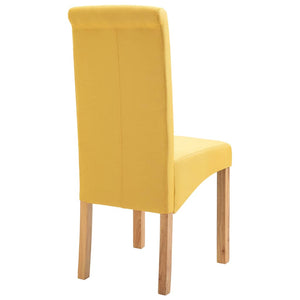 vidaXL Dining Chairs Accent Upholstered Side Chair with Wood Frame Fabric-34