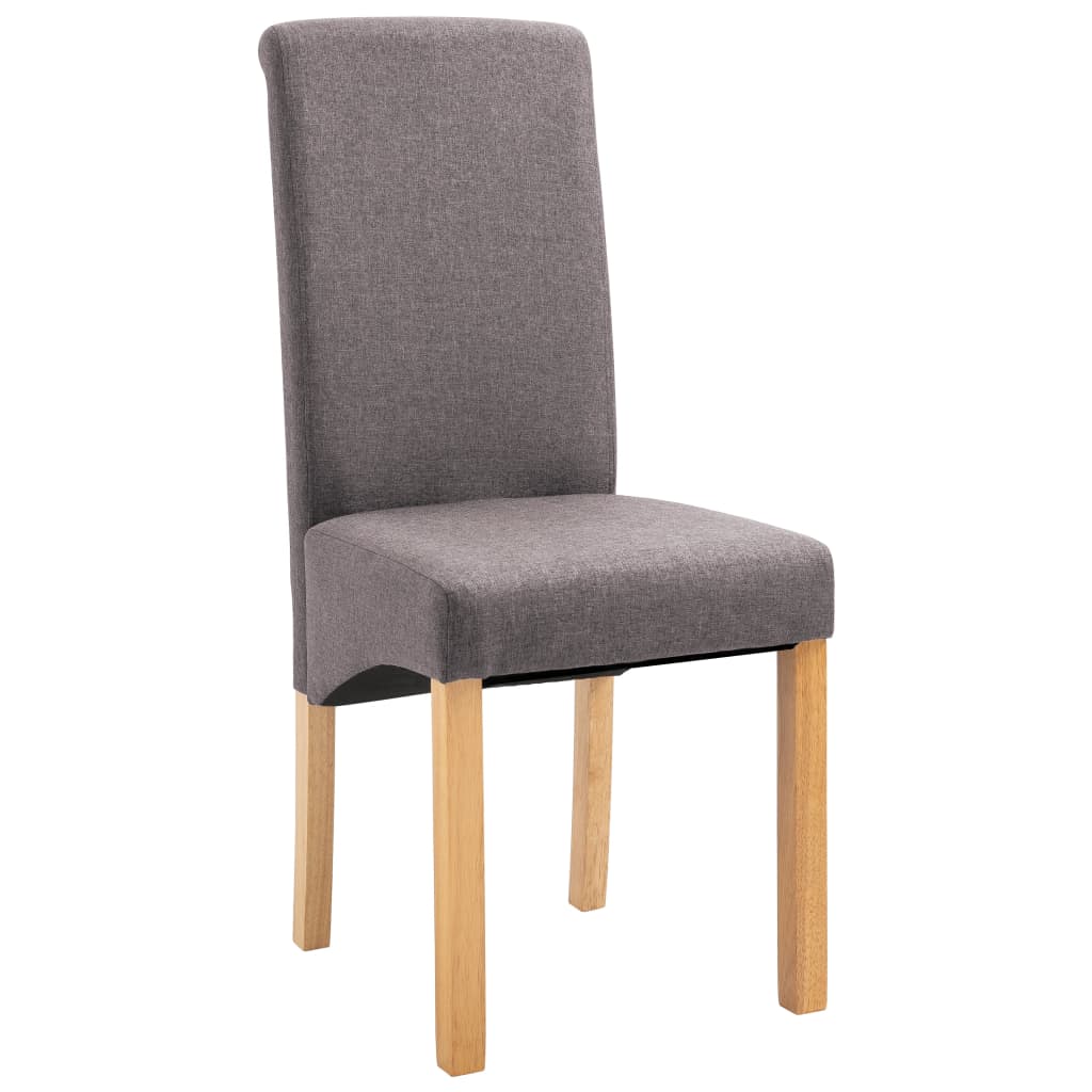 vidaXL Dining Chairs Accent Upholstered Side Chair with Wood Frame Fabric-81