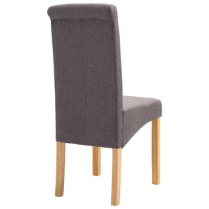 vidaXL Dining Chairs Accent Upholstered Side Chair with Wood Frame Fabric-51