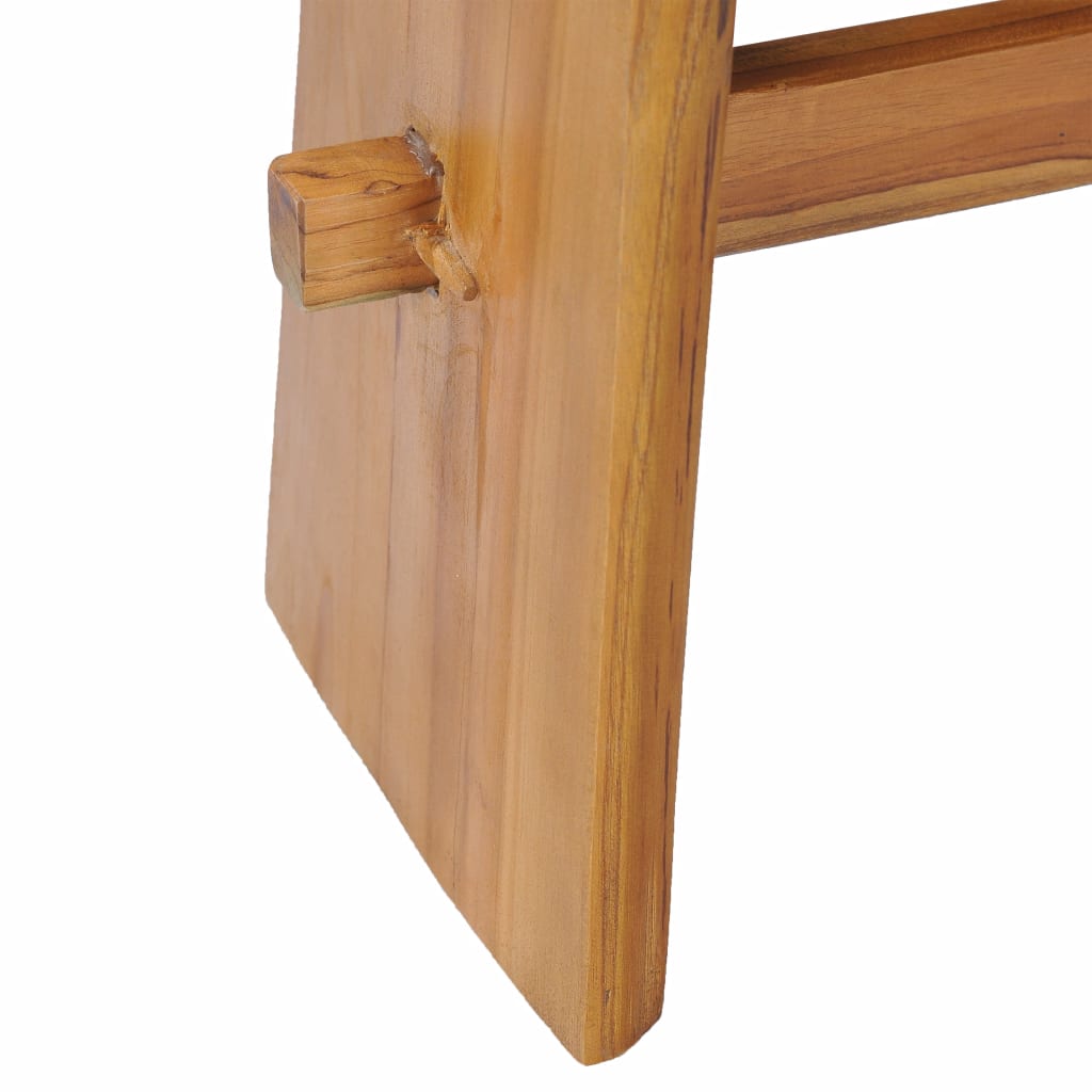 vidaXL Stool Solid Teak Wood-4