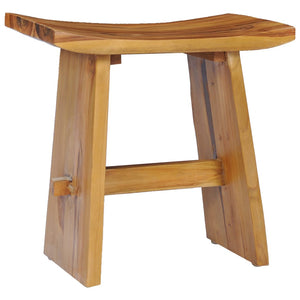 vidaXL Stool Solid Teak Wood-6