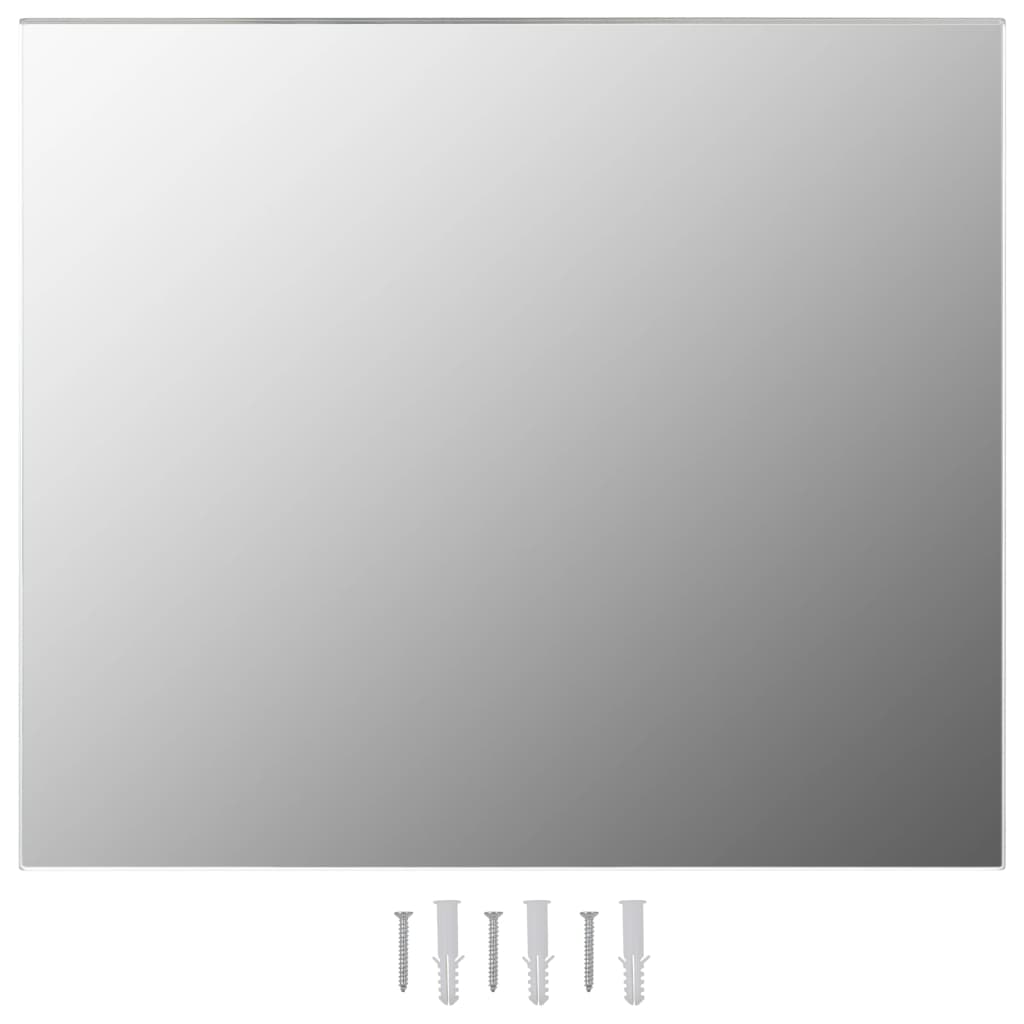 vidaXL Frameless Mirror 47.2"x23.6" Glass-76
