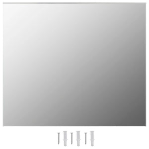 vidaXL Frameless Mirror 47.2"x23.6" Glass-76