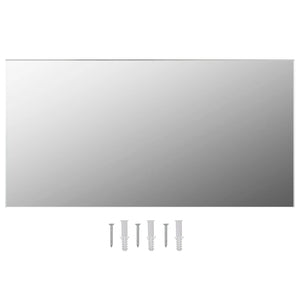 vidaXL Frameless Mirror 47.2"x23.6" Glass-3