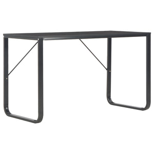 vidaXL Computer Desk Black 47.2"x23.6"x28.7"-6