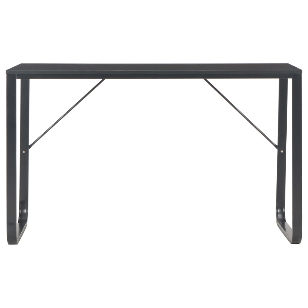 vidaXL Computer Desk Black 47.2"x23.6"x28.7"-30