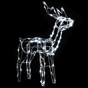 vidaXL Christmas Reindeers 3 Pcs Christmas Lighting Display with 229 LEDs-7