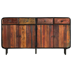 vidaXL Sideboard Solid Reclaimed Wood 55.1"x13.8"x29.9"-4