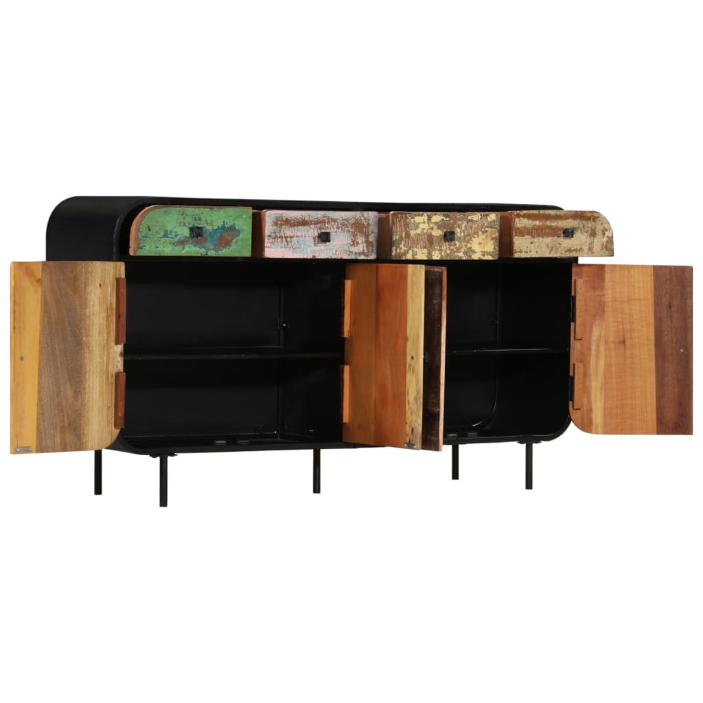 vidaXL Sideboard Solid Reclaimed Wood 55.1"x13.8"x29.9"-5