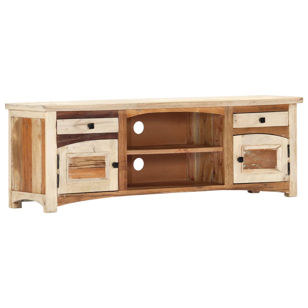 vidaXL TV Stand 47.2"x11.8"x15.7" Solid Wood Reclaimed-8