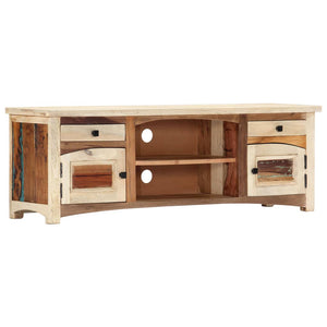 vidaXL TV Stand 47.2"x11.8"x15.7" Solid Wood Reclaimed-9