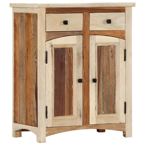 vidaXL Side Cabinet 23.6"x11.8"x29.5" Solid Reclaimed Wood-0