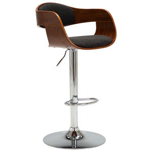 vidaXL Solid Bent Wood Bar Stool Faux Leather Bar Counter Seating Multi Colors-33