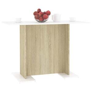 vidaXL Dining Table Kitchen Table Dining Room Dinner Table Engineered Wood-10