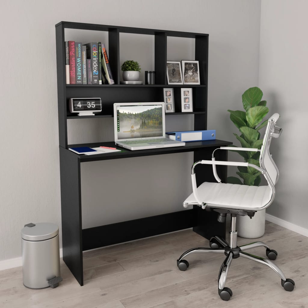 vidaXL Desk Computer Desk Workstation Table for Living Room Engineered Wood-51
