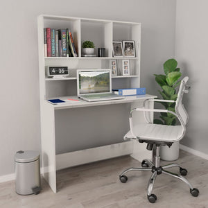 vidaXL Desk Computer Desk Workstation Table for Living Room Engineered Wood-11