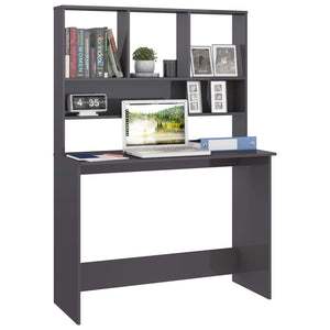 vidaXL Desk Computer Desk Workstation Table for Living Room Engineered Wood-24