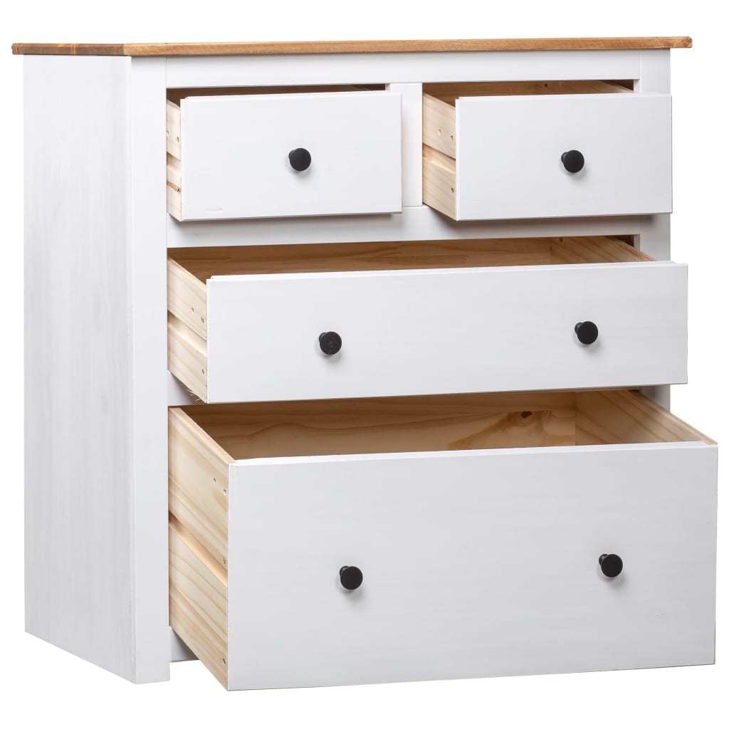 vidaXL Sideboard Drawer Cupboard for Bedroom Storage Cabinet Pine Panama Range-20