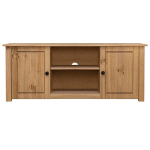 vidaXL TV Stand TV Console Sideboard TV Unit Solid Pine Wood Panama Range-14