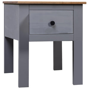 vidaXL Nightstand Bedside Cabinet Nightstand with Drawer Pine Panama Range-1