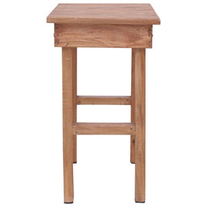 vidaXL End Table 27.6"x13.8"x23.6" Solid Wood Mahogany-1