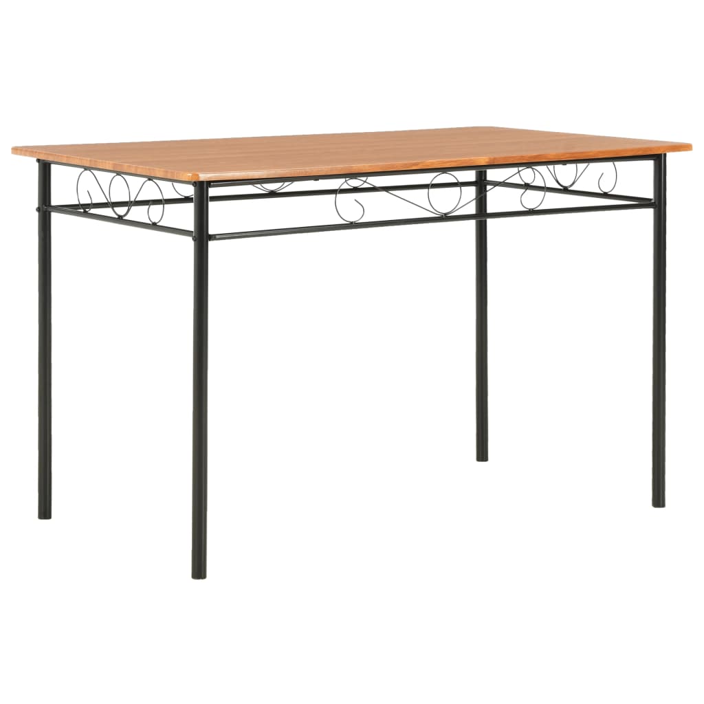 vidaXL Dining Table Brown 47.2"x27.6"x29.5" MDF-0