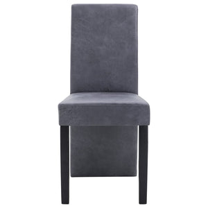 vidaXL Dining Chairs Accent Side Chair for Home Kitchen Faux Suede Leather-35