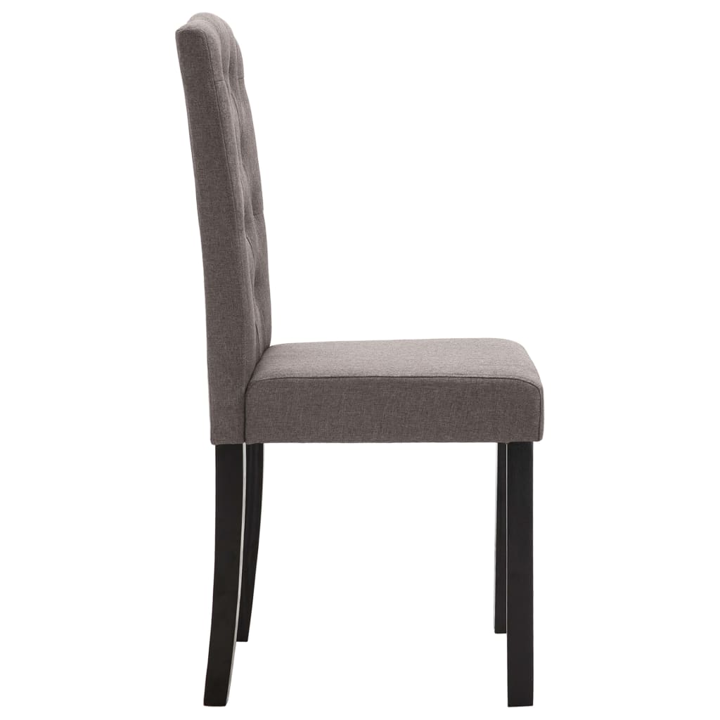 vidaXL Dining Chairs Accent Side Chair with Solid Wood Legs for Kitchen Fabric-67