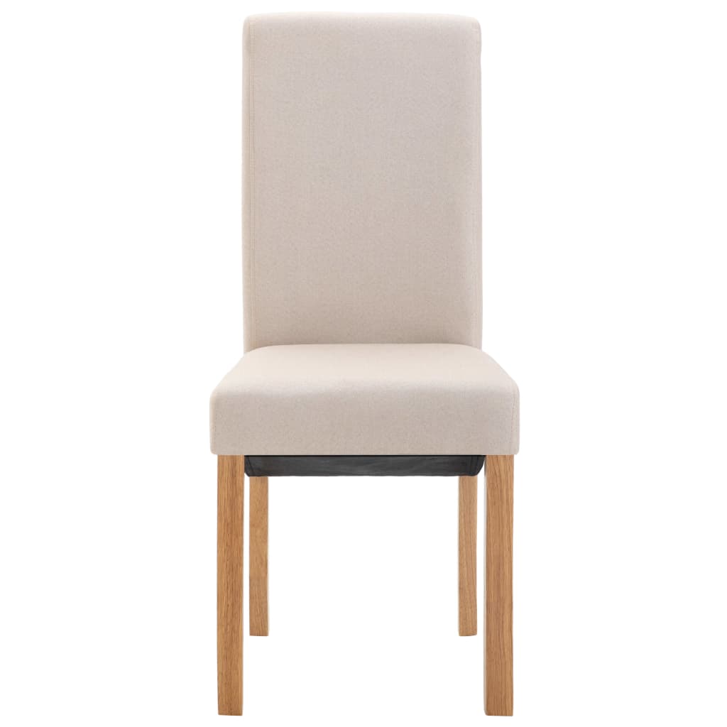 vidaXL Dining Chairs Accent Upholstered Side Chair with Wood Frame Fabric-88