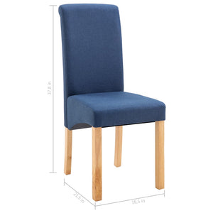 vidaXL Dining Chairs Accent Upholstered Side Chair with Wood Frame Fabric-89