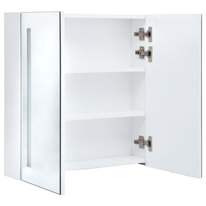 vidaXL Bathroom Cabinet Mirrored Bathroom Vanity Wall Mounted Medicine Cabinet-26