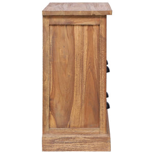 vidaXL Side Cabinet 23.6"x11.8"x23.6" Solid Teak-3