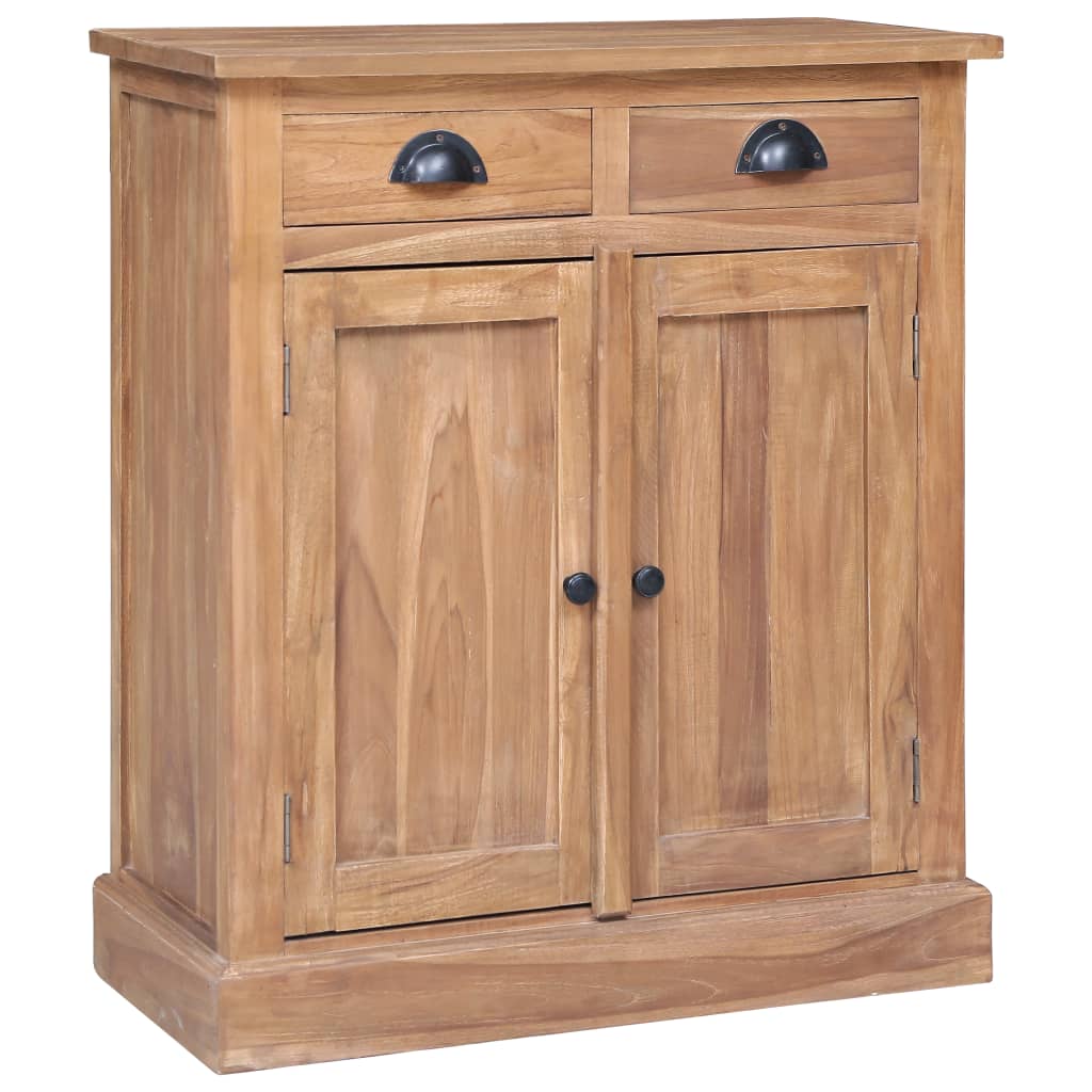 vidaXL Side Cabinet 25.6"x11.8"x29.5" Solid Teak-0