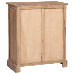 vidaXL Side Cabinet 25.6"x11.8"x29.5" Solid Teak-6