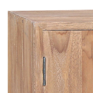 vidaXL Side Cabinet 43.3"x11.8"x29.5" Solid Teak-5