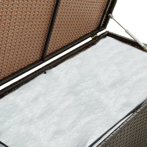 vidaXL Outdoor Storage Deck Box Chest Cabinet for Patio Cushions Garden Tools-12