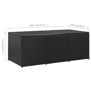 vidaXL Outdoor Storage Deck Box Chest Cabinet for Patio Cushions Garden Tools-13