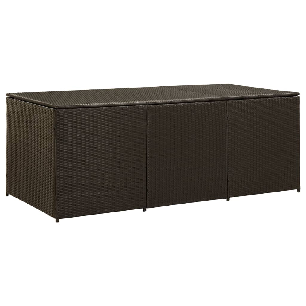 vidaXL Outdoor Storage Deck Box Chest Cabinet for Patio Cushions Garden Tools-26