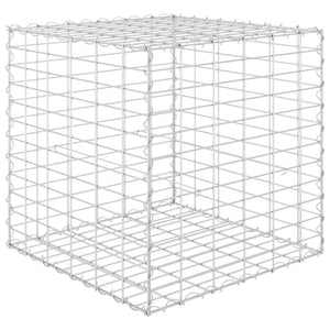 vidaXL Cube Gabion Raised Bed Steel Wire Basket Pot Garden Planter Multi Sizes-6
