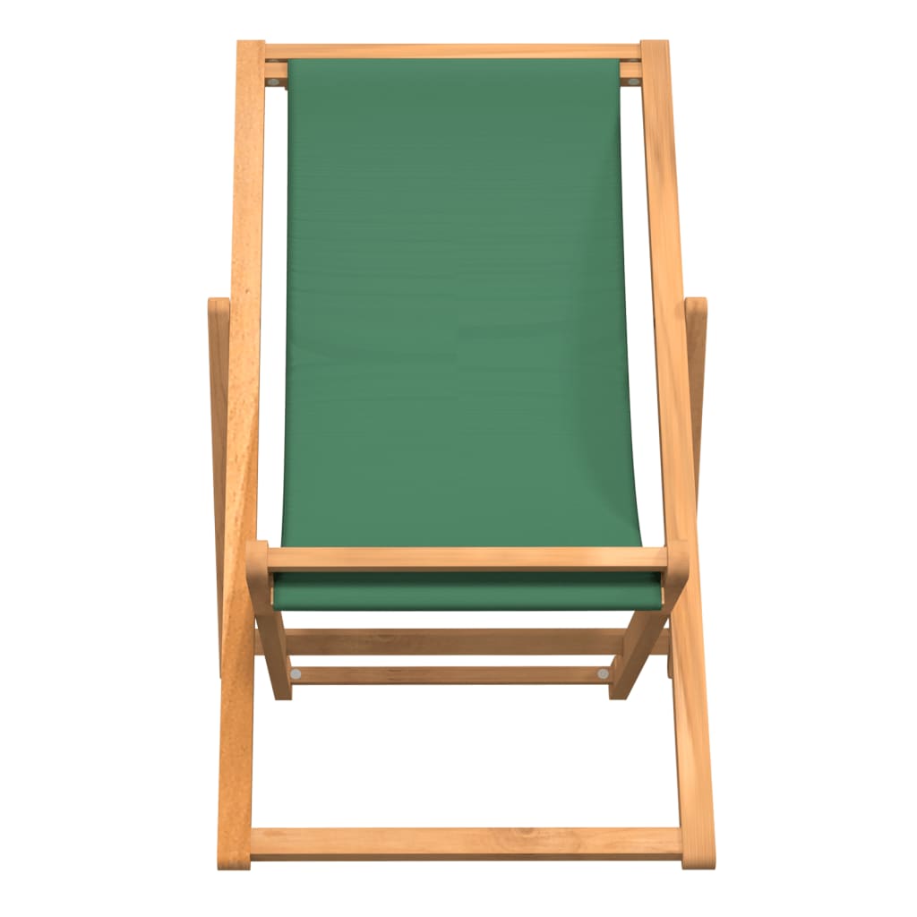 vidaXL Deck Chair Teak 22.1"x41.3"x37.8" Blue-16