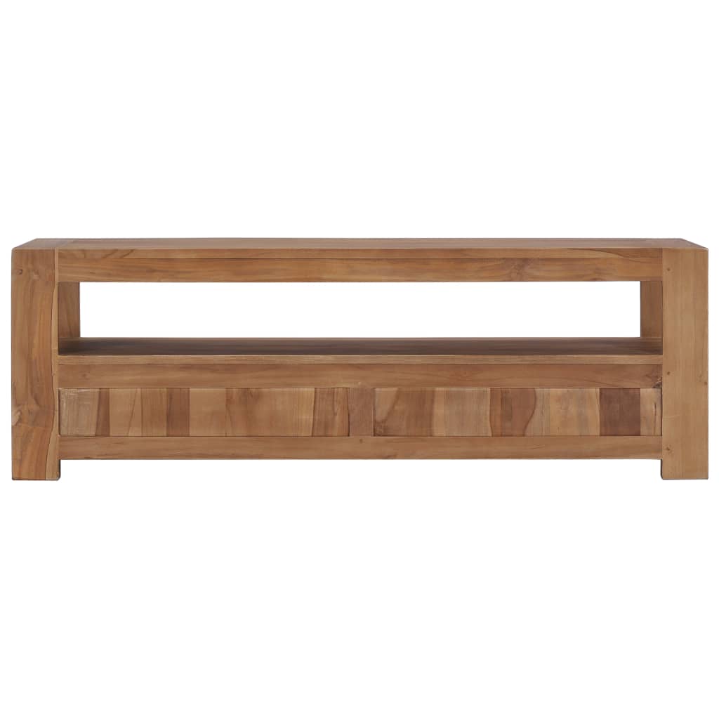 vidaXL TV Stand 47.2"x11.8"x15.7" Solid Wood Teak-4